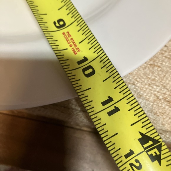 CYNTHIA ROWLEY Porcelain Plates White Set Of 3 - Picture 9 of 14